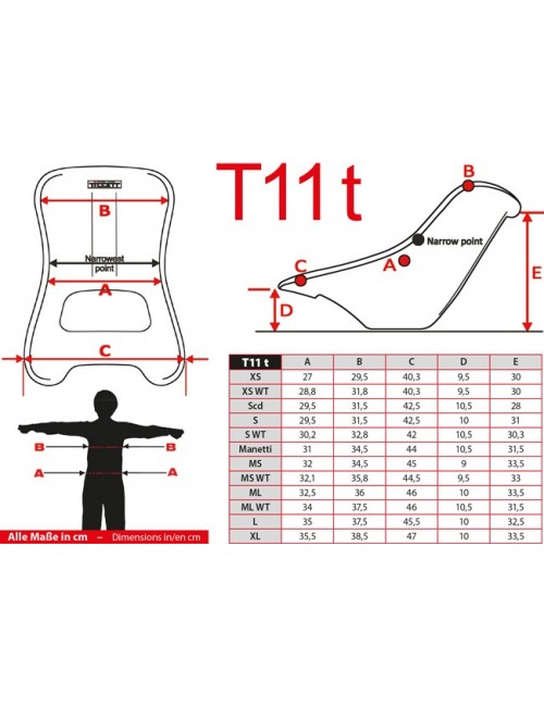 Tillett T11T Nude Seat -Magickart