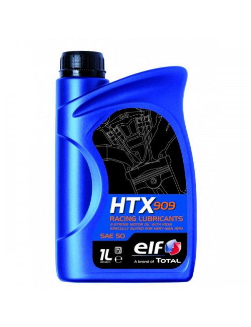ELF HTX 909 huile moteur 2T, 1 litre