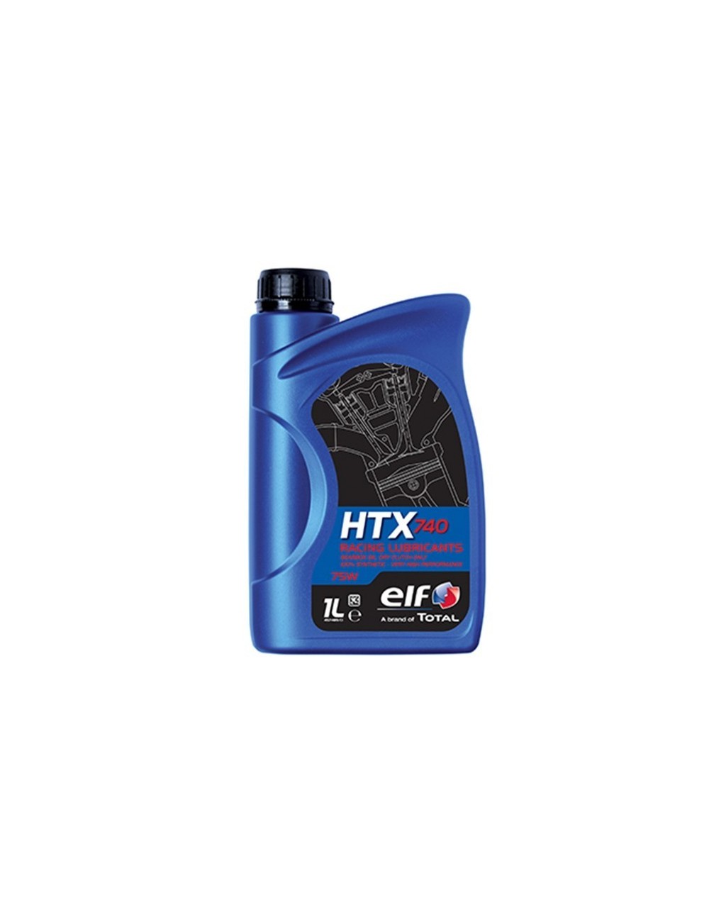 ELF HTX 740 huile transmission 75W, 1 litre