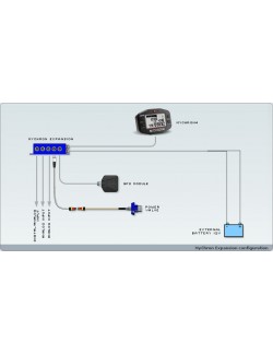 Déplacement Valve Capteur de position Power valve kart 712 AIM