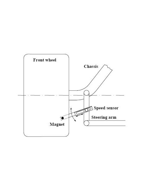 Sensore di velocità Kart anteriore magnetoresistivo Kart AIM