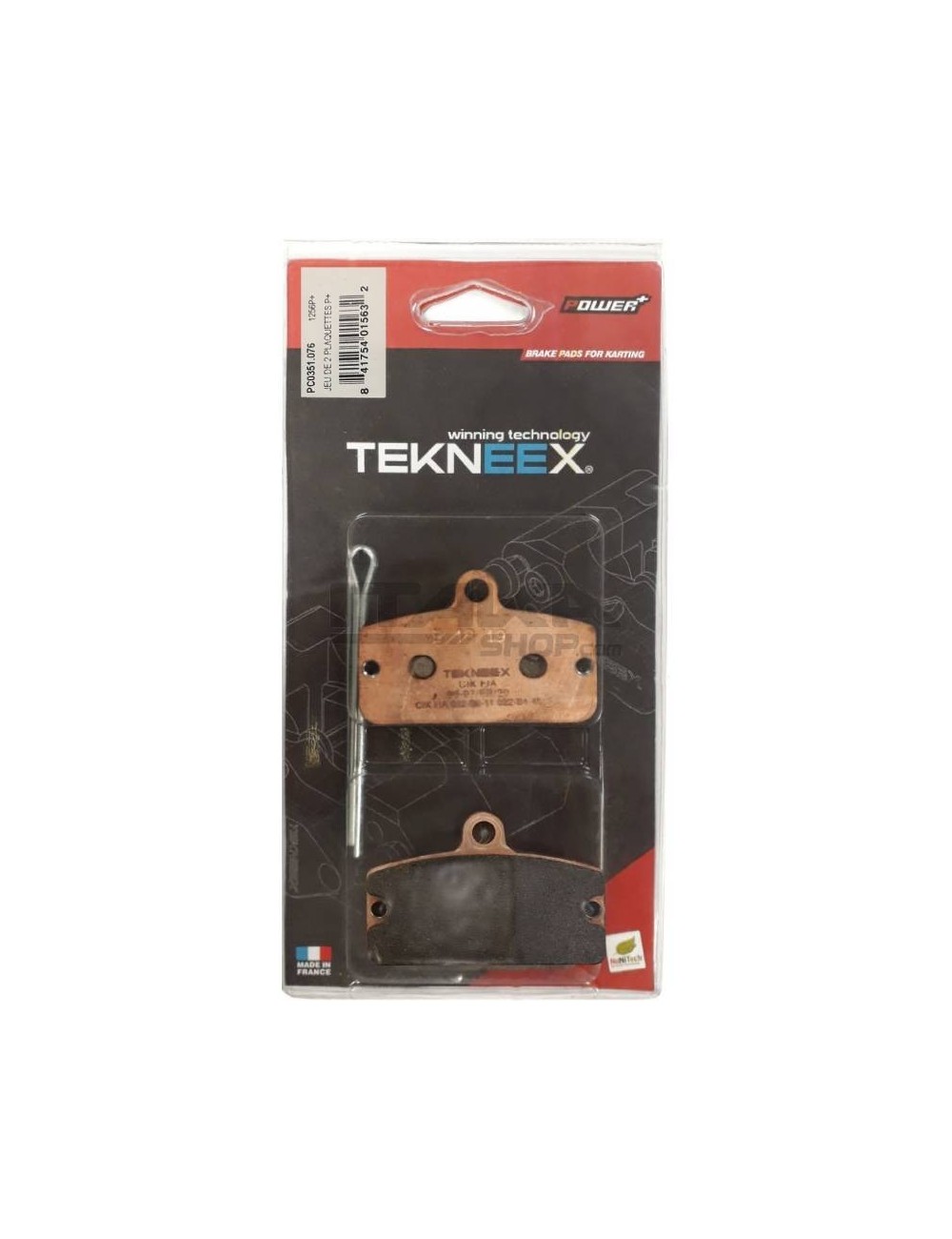 PLAQUETTES ARRIERE P+ ETRIER TEKNEEX 4 PISTONS D20