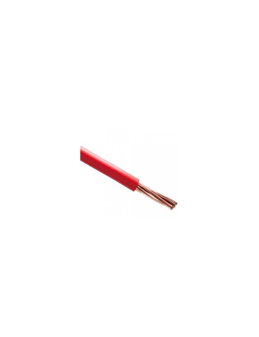 Fil électrique 6 mm rouge