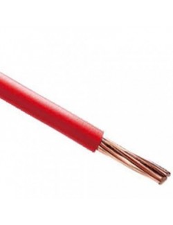 Fil électrique 6 mm rouge