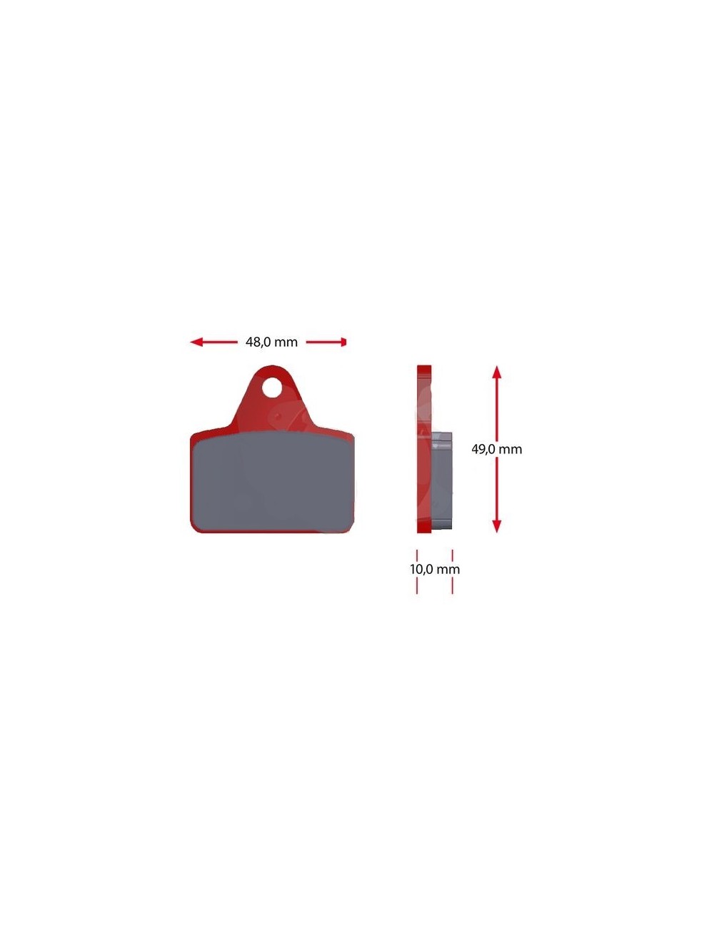 Jeu plaquettes  LENZO KART SINTER