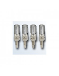 stahlbus-Soupape de purge en kit de 4, M7x1.0x16mm, en acier, capuchons