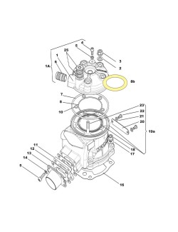 IAME KZ / 175 / Reedster / X30 Super Zylinderkopfmutter