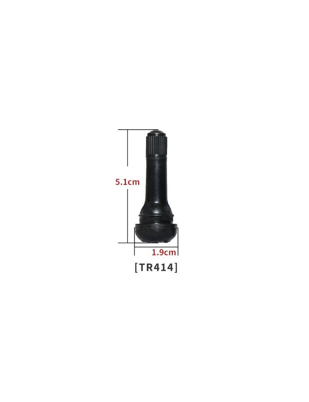 Valve longue TR 414 tubeless pour Jantes