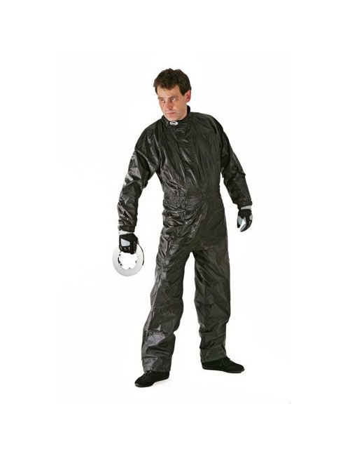 black rain suit size