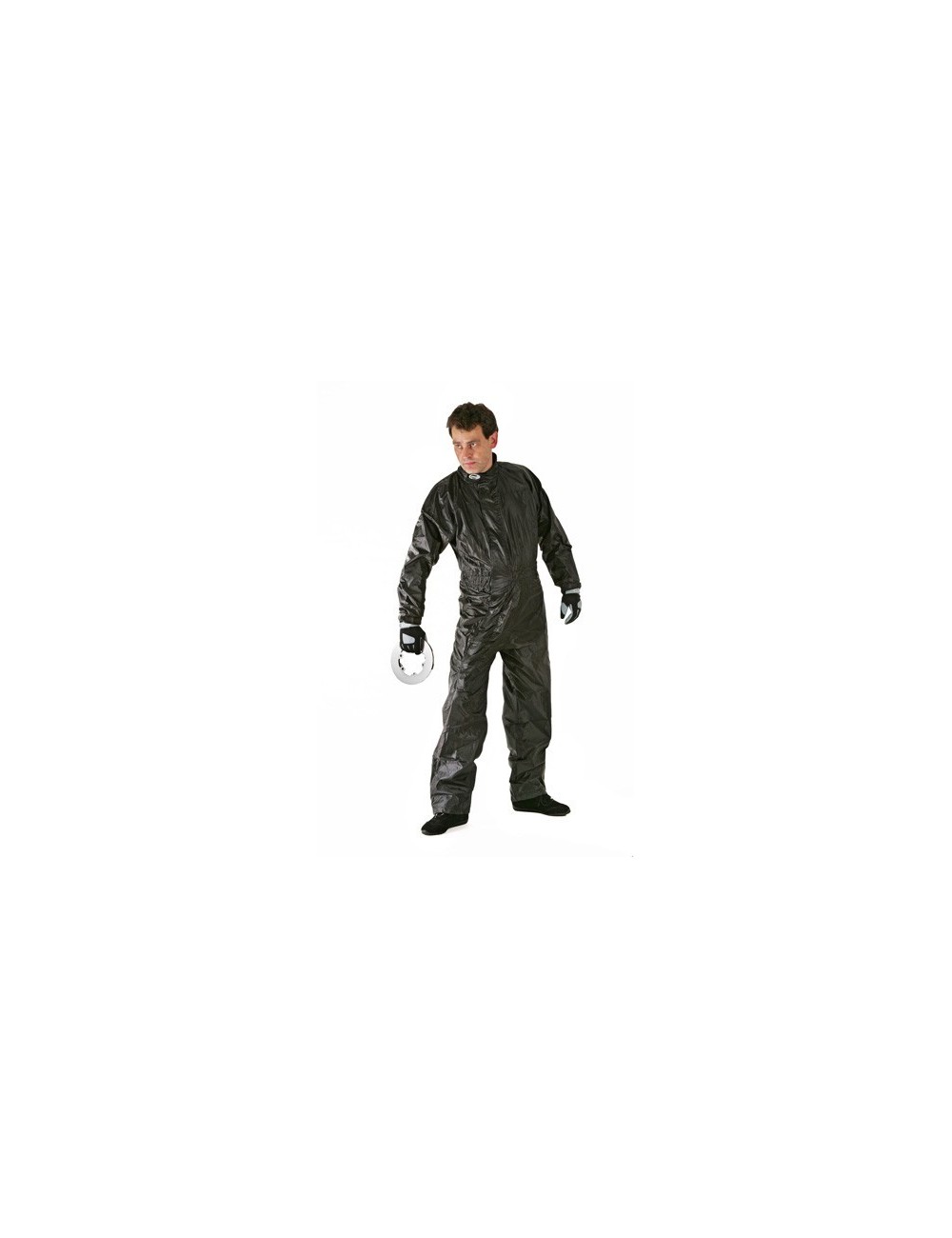 black rain suit size