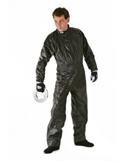 black rain suit size