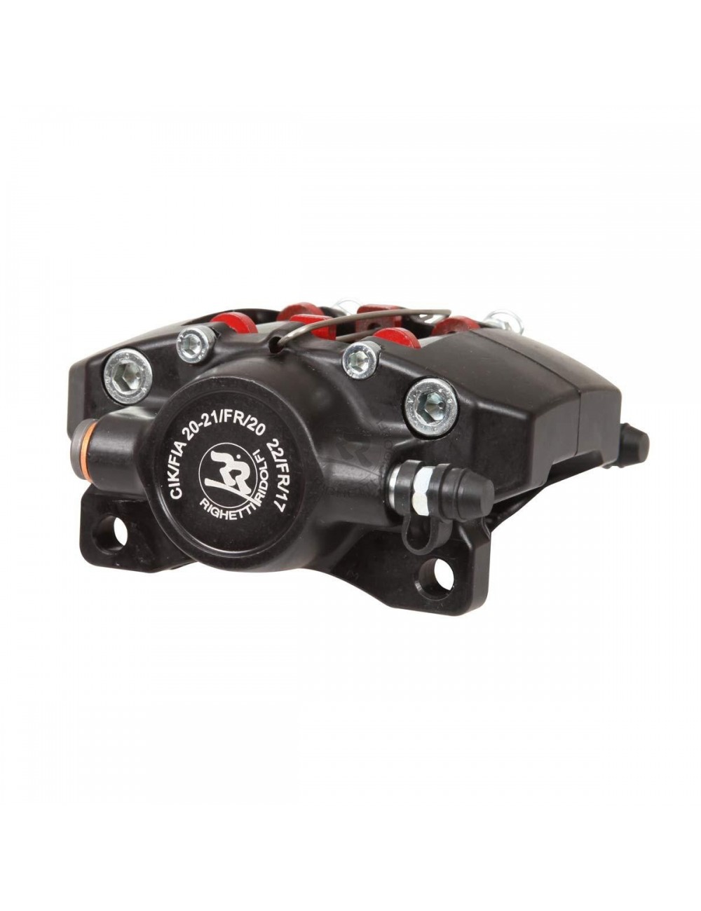 bremssattel Brems-Heck-Discacciati-MA20-Schwarz-Hard-Guss-Eisen-RR-195x18-Magickart
