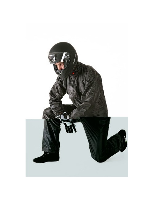 black rain suit size