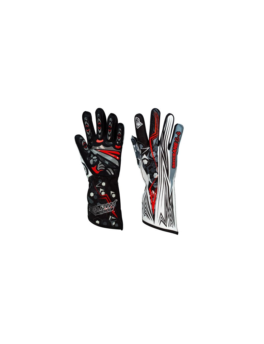 Speed gants BRISBANE G-4  noir,blanc,rouge
