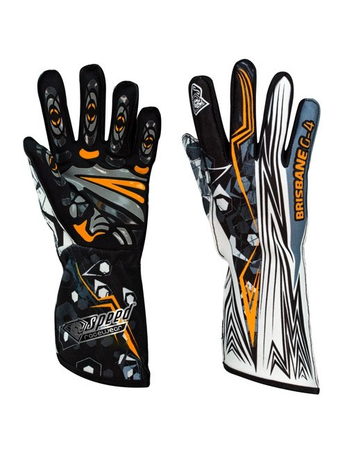 Speed Globs G-4 nero, bianco, al neon giallo -MagickArt