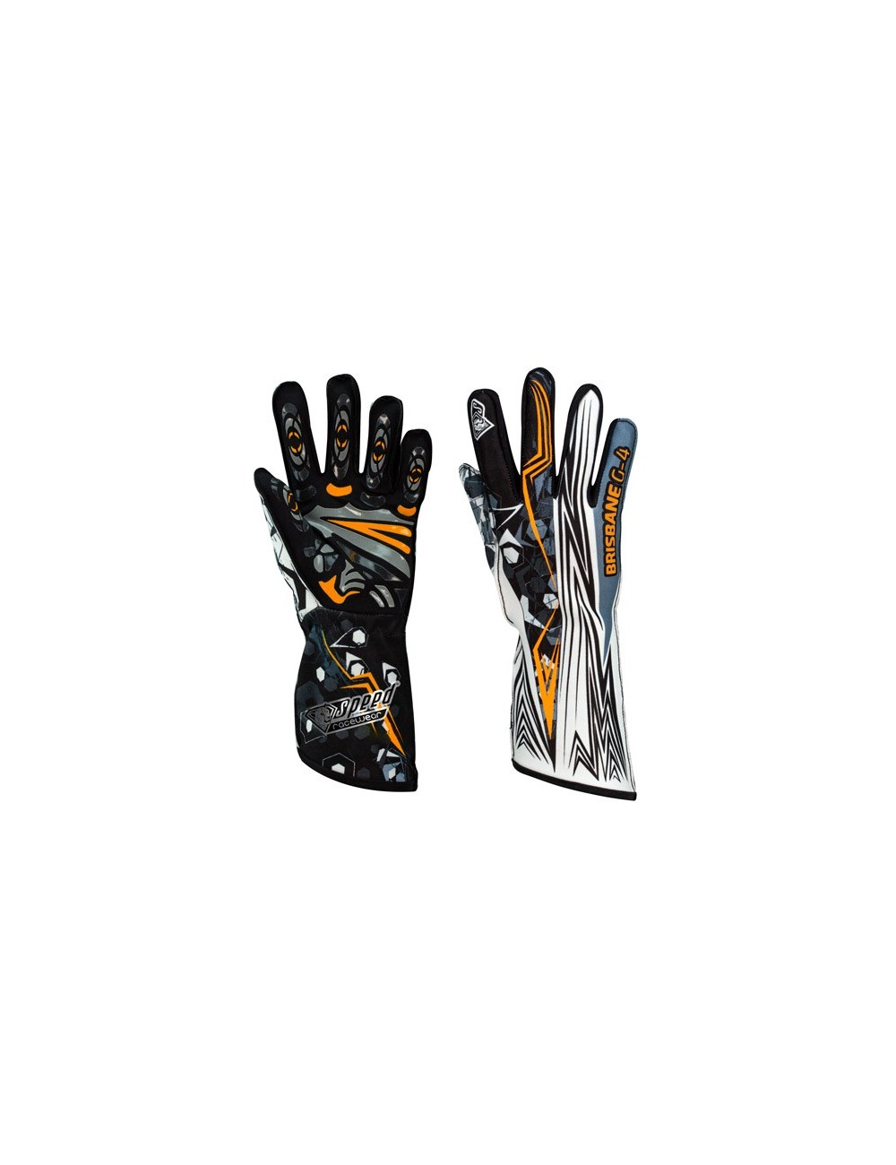 Speed bRISBANE G-4 Handschuhe schwarz, weiß, gelb neon - Magickart Speed bRISBANE G-4 Handschuhe schwarz, weiß, gelb neon - Magickart