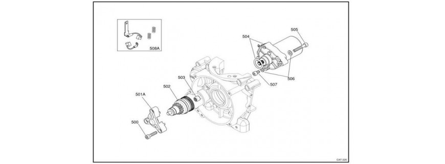 Motorino d'avviamento X30 IAME