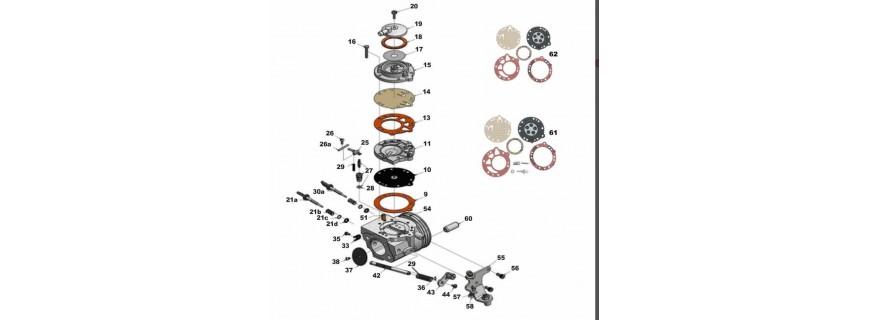 Carburatore HW27 2018 X30 IAME