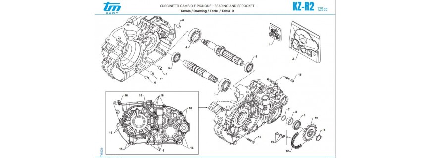 Cárter del motor KZ-R2