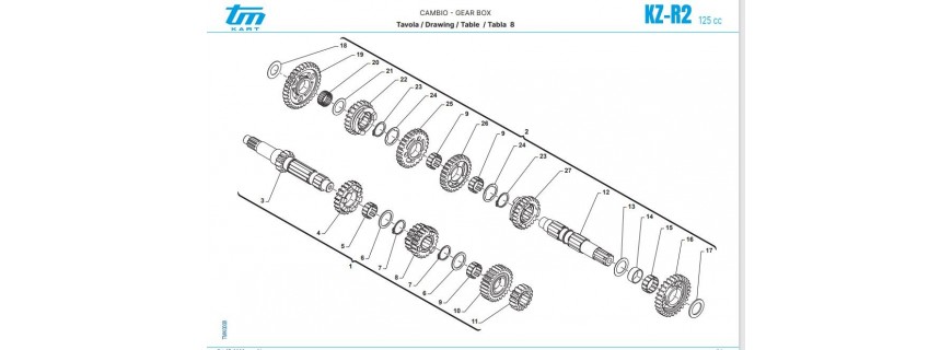 Caja de cambios KZ-R2