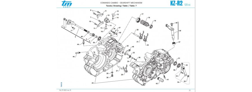 Cambio de marchas KZ-R2